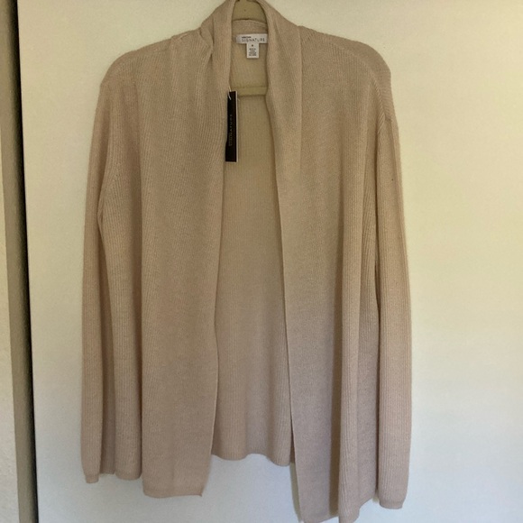 Nordstrom Sweaters - NORDSTROM SIGNATURE Cashmere Linen Blend Cardigan Sweater